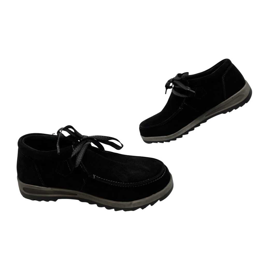David Tate Black Suede Classic Sneakers | Women’s Size 7